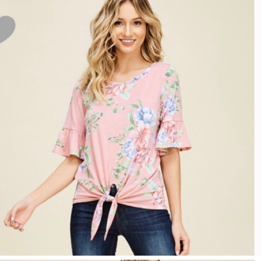 Ruffle sleeve top❤️
